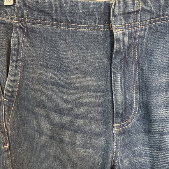 Pilcro and the Letterpress High Rise Barrel Wide Leg Jeans Blue Denim 28 - Picture 9 of 16